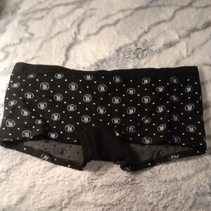 Victoria's Secret Black and White Seamless Boy Shorts